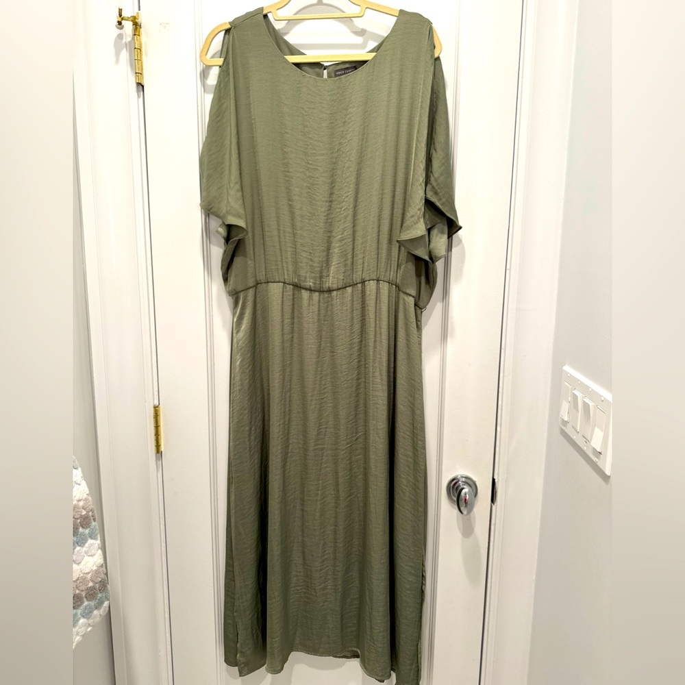 Vince Camaro camo green dress - Picture 1 of 8